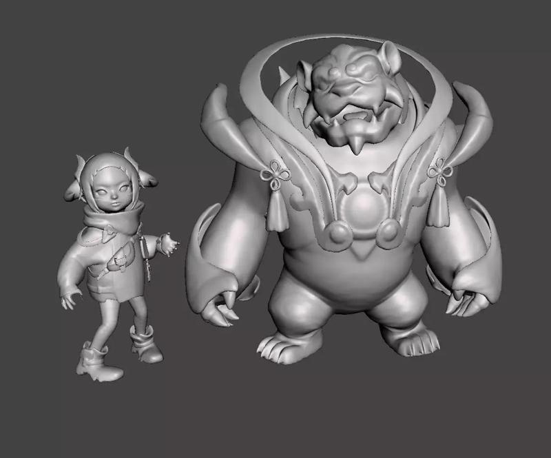 Lunar Beast Annie 3D Model