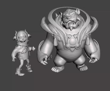 Lunar Beast Annie 3D Model