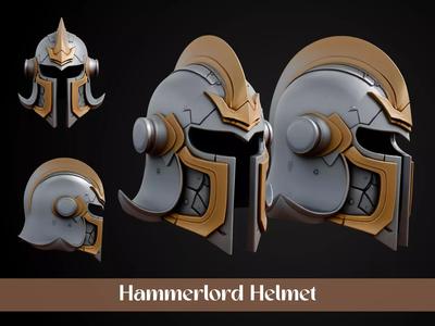 Stylized Dwarf Helmet - Hammerlord