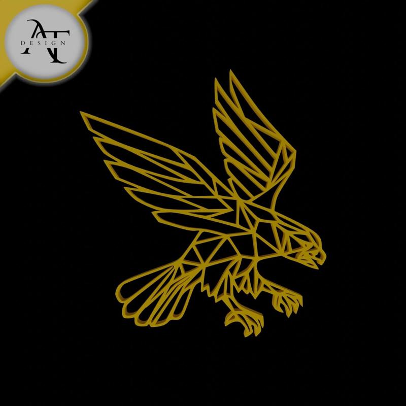Eagle - Geometric - 2D Wall Art Decor