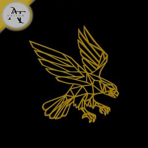 Eagle - Geometric - 2D Wall Art Decor