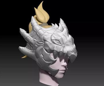 Mercy Dragoon Helmet 3D print Model Overwatch