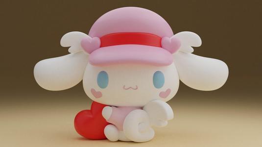 Cinnamoroll sanrio valentine figure