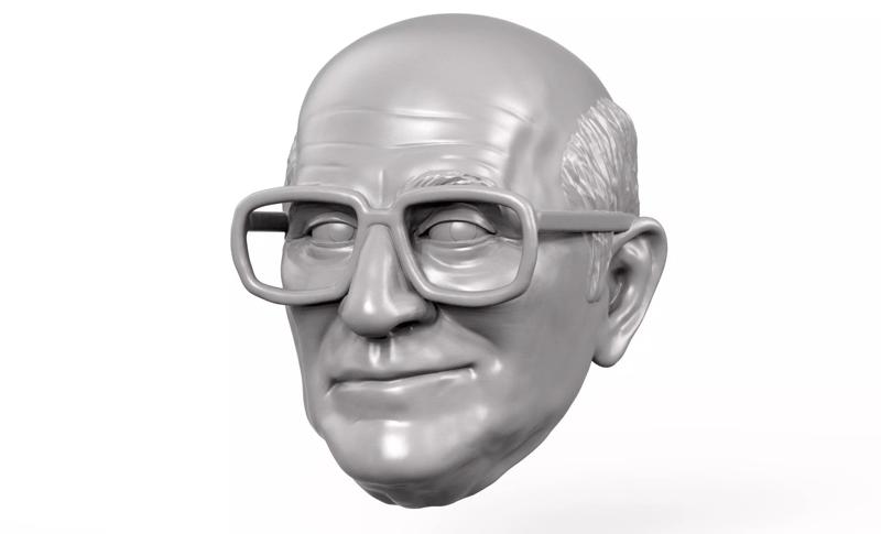 Uncle Junior Soprano Dominic Chianese action figure head