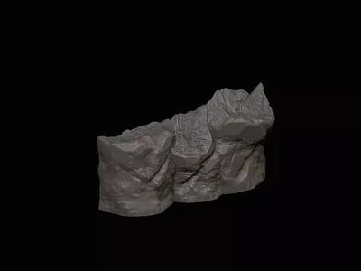 stone wall stylized