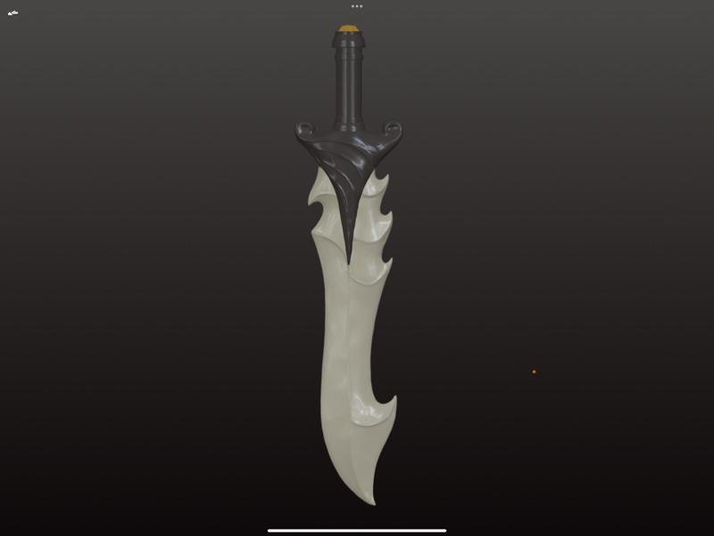 Blade of the Blackthorn Sword Prop Replica Dagger - SA Inspired Bookish Decor