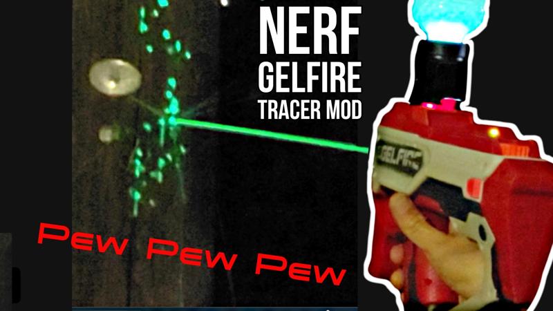 NERF GELFIRE MYTHIC Gel Blaster Tracer Glow Gel Hopper Feedneck Adapter