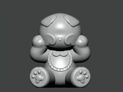 3D Model-CHARACTER0029 teddy bear