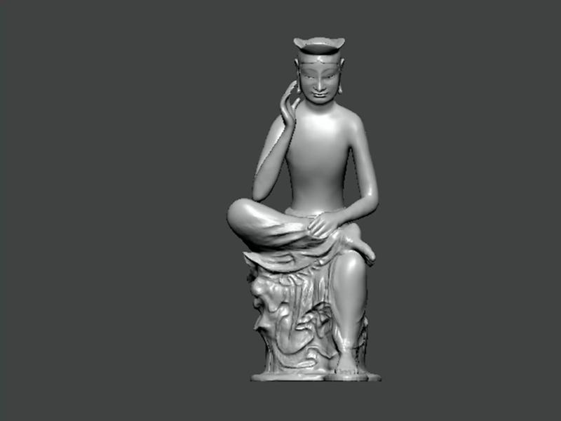 3D Model-CHARACTER0023 buddha statue