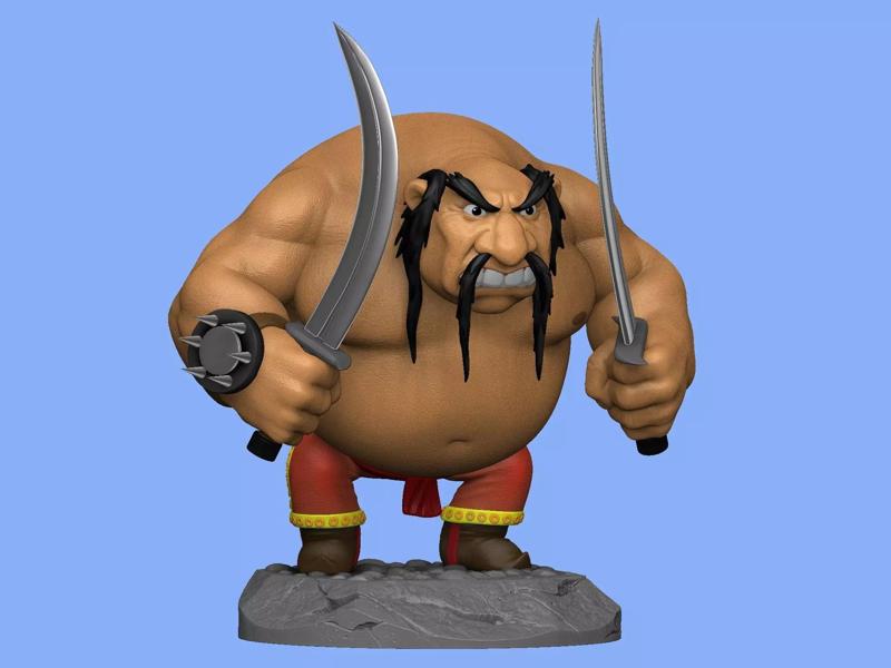 Tugarin the Serpent for 3D print STL