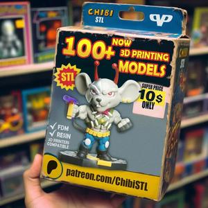 Vinnie Chibi BMFM STL for 3D Printing ChibiSTL 3DXM