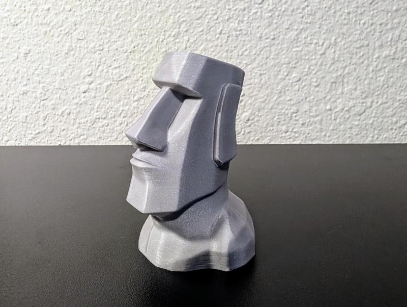 Moai Head – Stylized Easter Island Statue