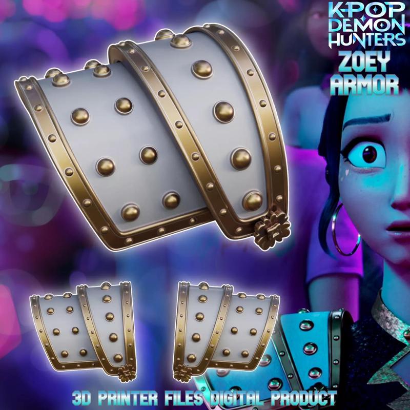 Zoey Cosplay Armor Kpop Demon Hunters