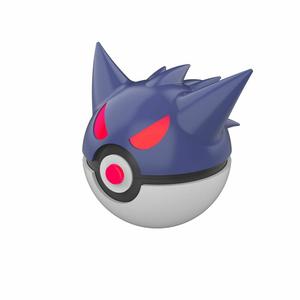 Gengar PokeBall - Printable 3d model - STL files - Personal Use