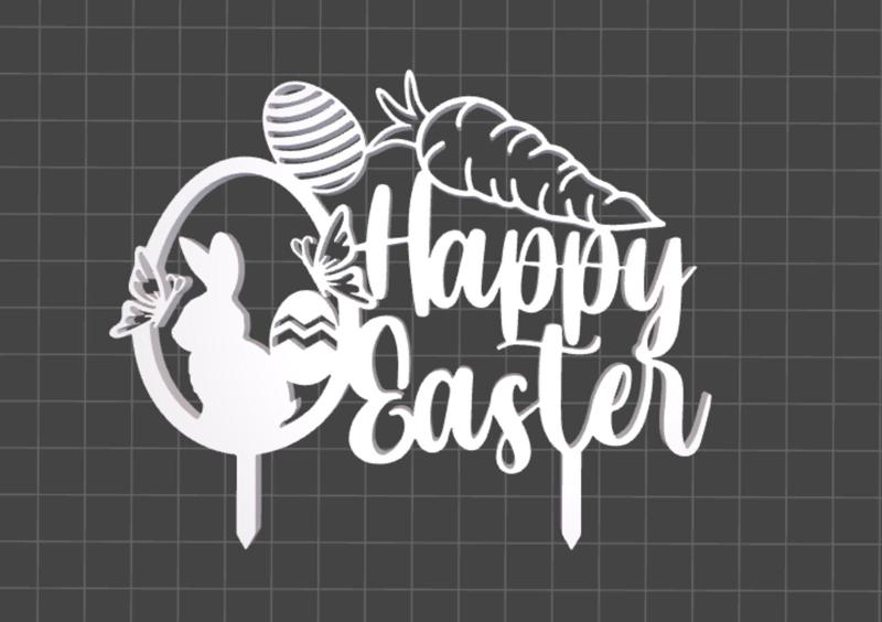Happy Easter topper