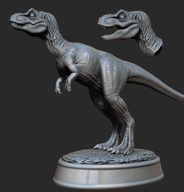 The Lost World Juvenile Tyrannosaurus Rex - 3D Print Model 3D print model