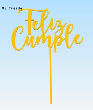 Happy birthday topper