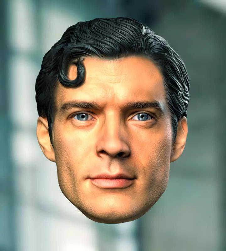 V2 Superman 2025 Clark Kent David Corenswet Head Headsculpt