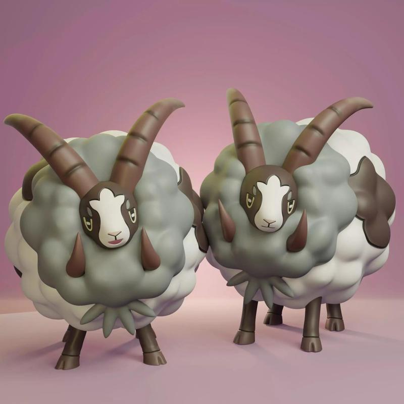 Pokemon - Dubwool with 2 different poses