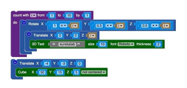 BlocksCAD NamePlate