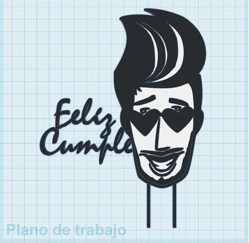 Topper Cake / Sebastián Yatra Cake Decoration