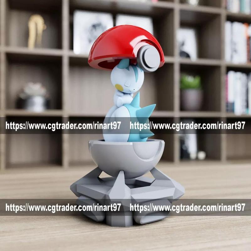 Pachirisu in the Pokeball from pokemon