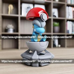 Bagon in the pokeball from Pokemon