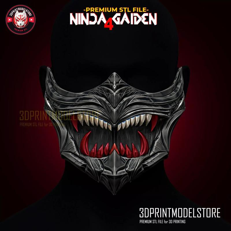 Ninja Gaiden 4 Cosplay Mask - Onimusa - Samurai - Game