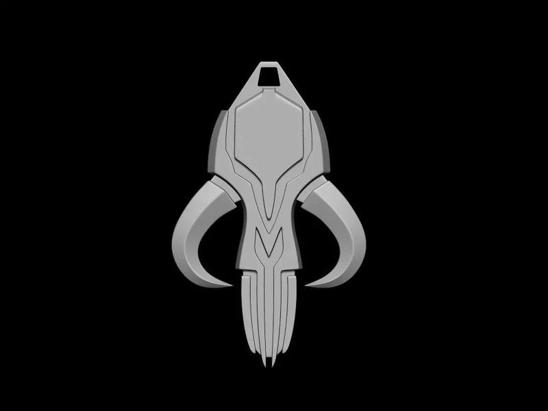Mandalorian Mythosaur Pendant 3d digital download