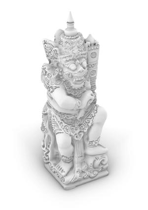 Dvarapala statue of deity