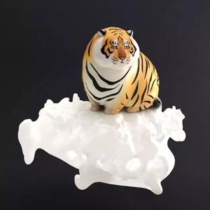 Fat tiger on the cloud