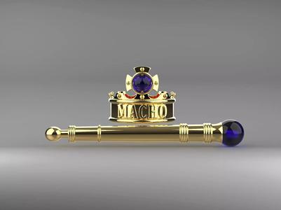 Macho Man Randy Savage Crown and Scepter