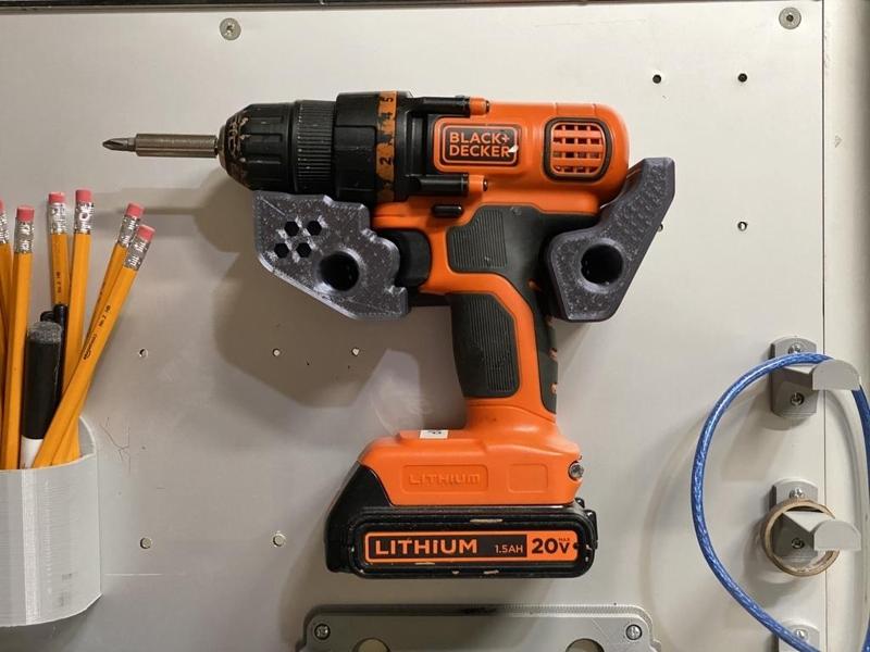 Black & Decker drill wall mount