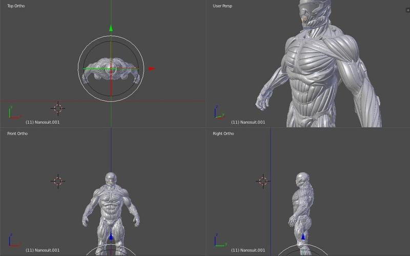 High Def Nano Suit (Re-Sculpt)