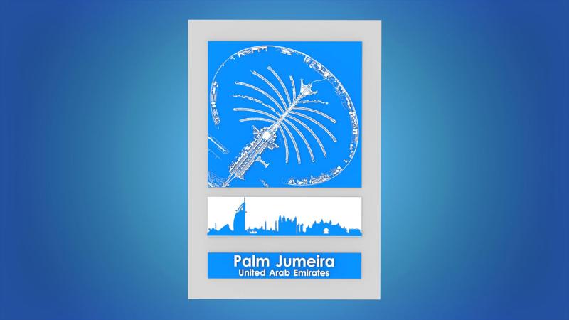 The Palm Jumeirah Island Dubai UAE