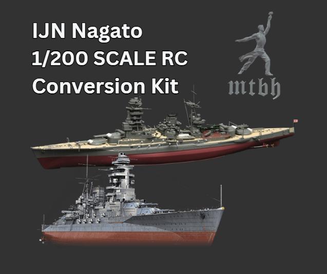 World of Warships INJ Nagato Model Kit 1/200