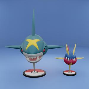 Pokemon No. 318, 319 Carvanha, Sharpedo