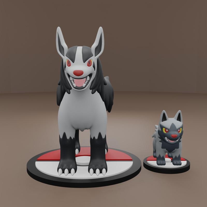 Pokemon No. 261, 262 Poochyena, Mightyena