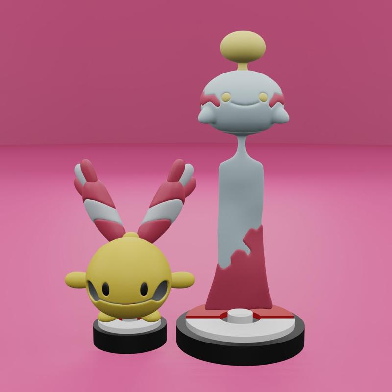 Pokemon No. 358, 433 Chimecho, Chingling