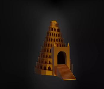 Dice Tower Babylon Castle DND Dice Tower - Babylon Dice Tower