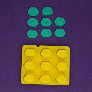 Miniature lip/kiss cutter.