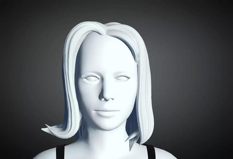 3D Hair style for Female 59 3D model