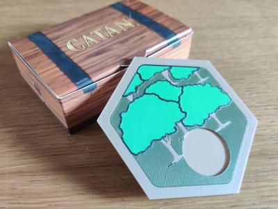 Settlers of Catan - Wood/lumber/log tile
