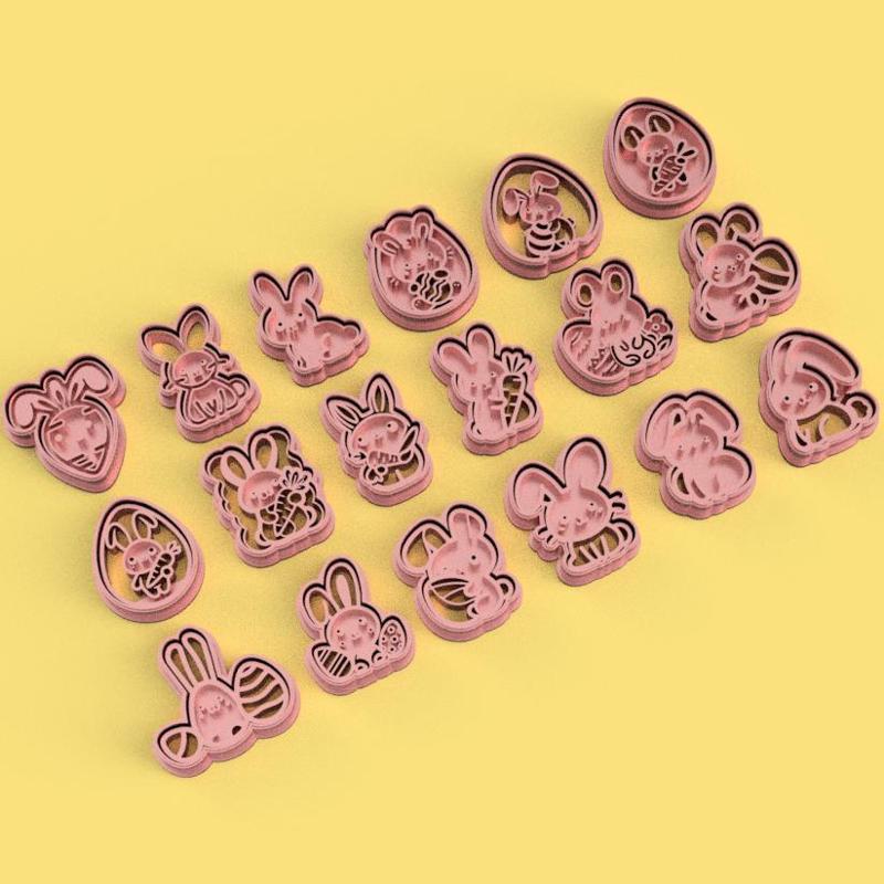 Easter Pac Cookie Cutter