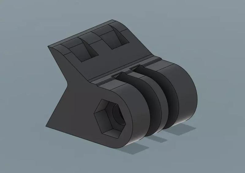 GoPro Chin mount for FOX Proframe MTB Helmet