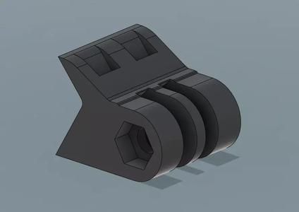 GoPro Chin mount for FOX Proframe MTB Helmet