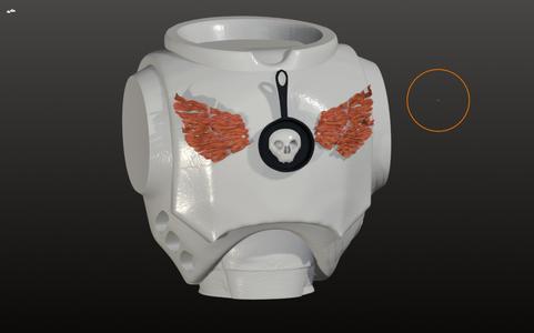 Breastplate of the Waffle Warrior