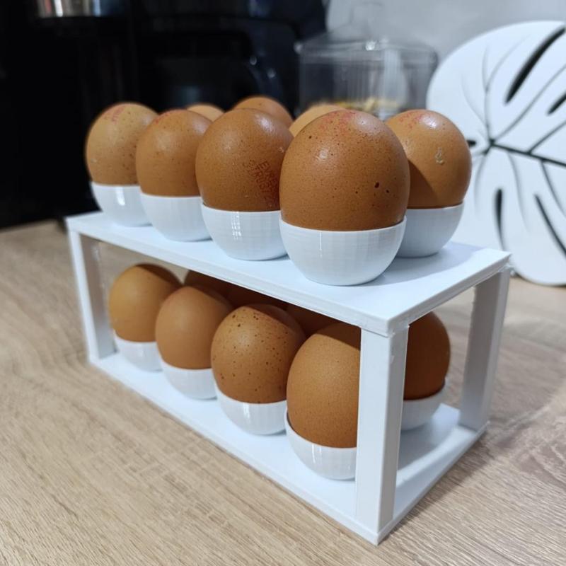 Double-Decker Egg Organizer (16 Eggs)
