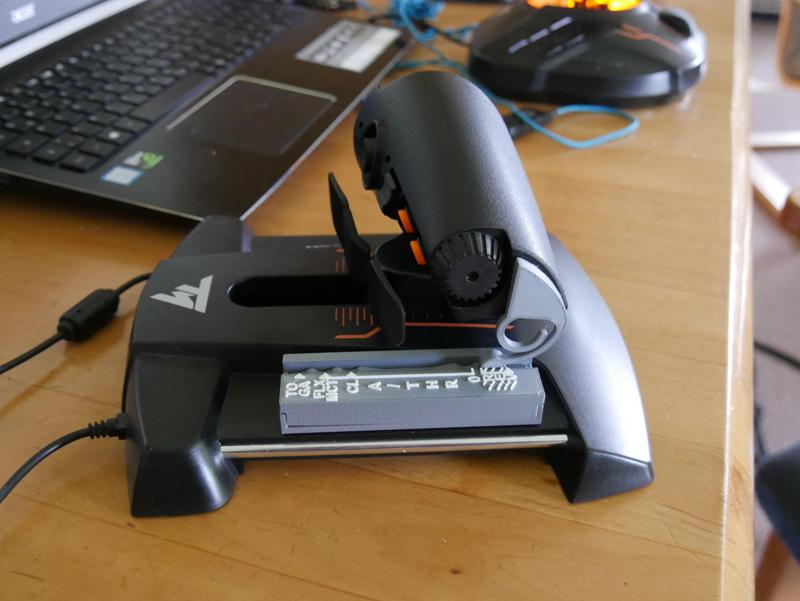 AIRBUS inspired DETENT TWCS Trustmaster T.16000M Throttle