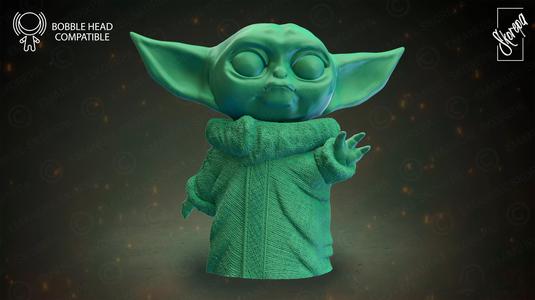 BABY YODA  BOBBLE HEAD